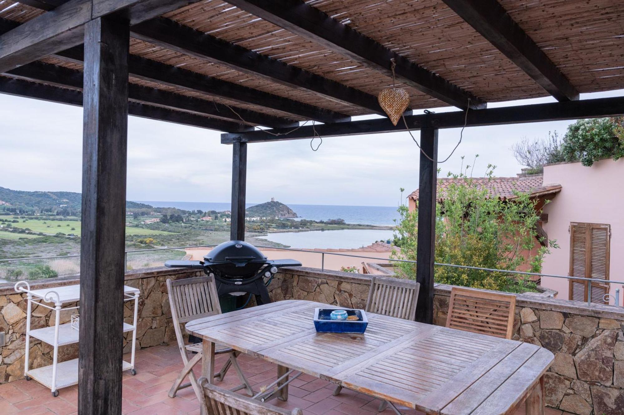 Residenza Del Barone Villa Zoe Chia - Vista Mare Extérieur photo