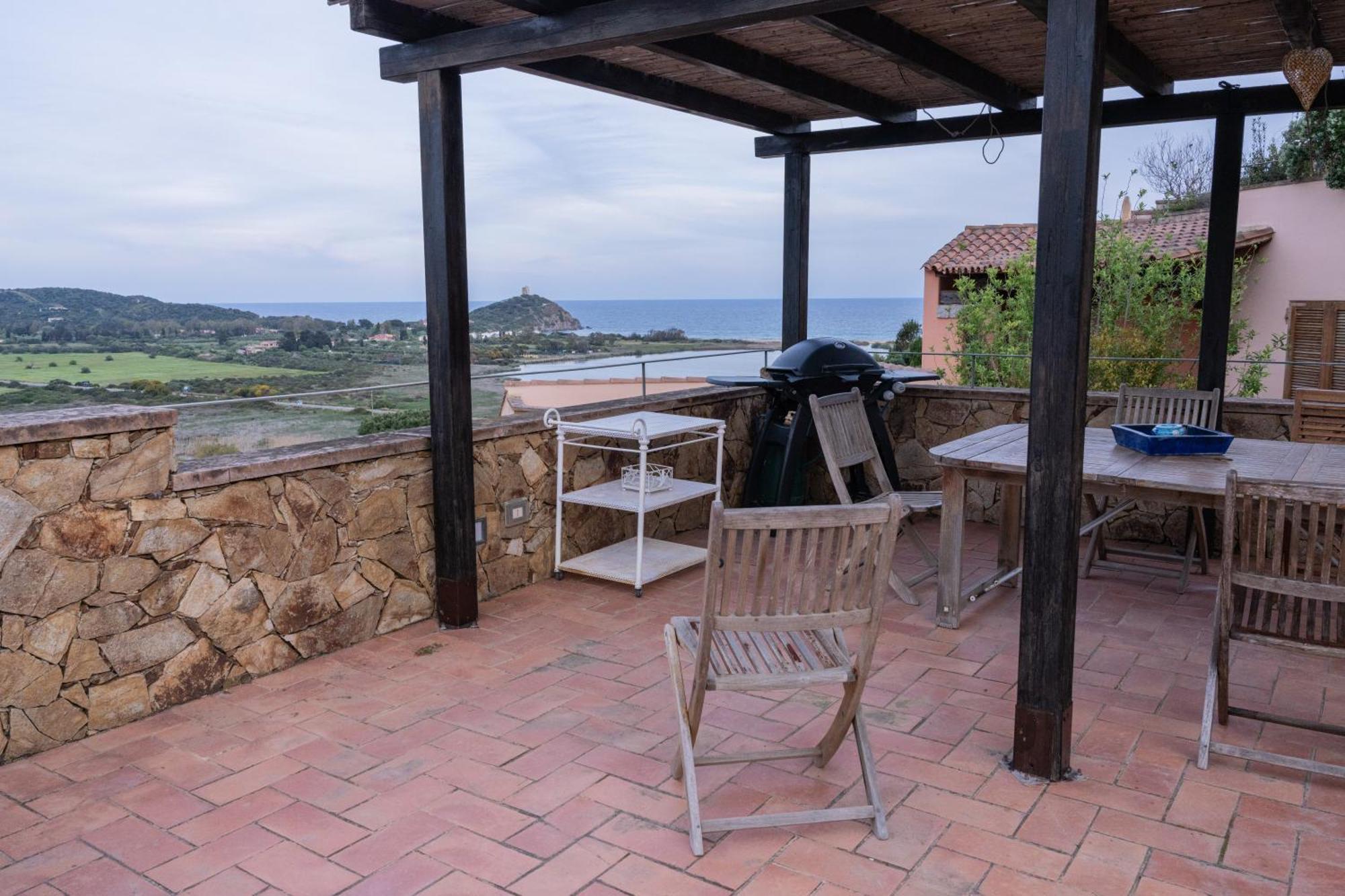 Residenza Del Barone Villa Zoe Chia - Vista Mare Extérieur photo