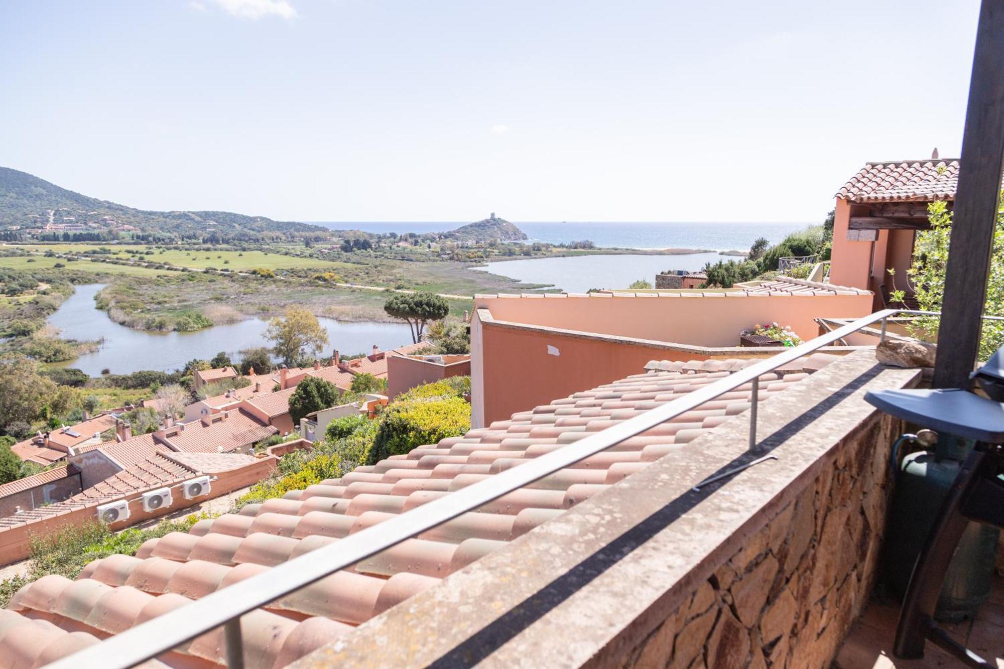 Residenza Del Barone Villa Zoe Chia - Vista Mare Extérieur photo