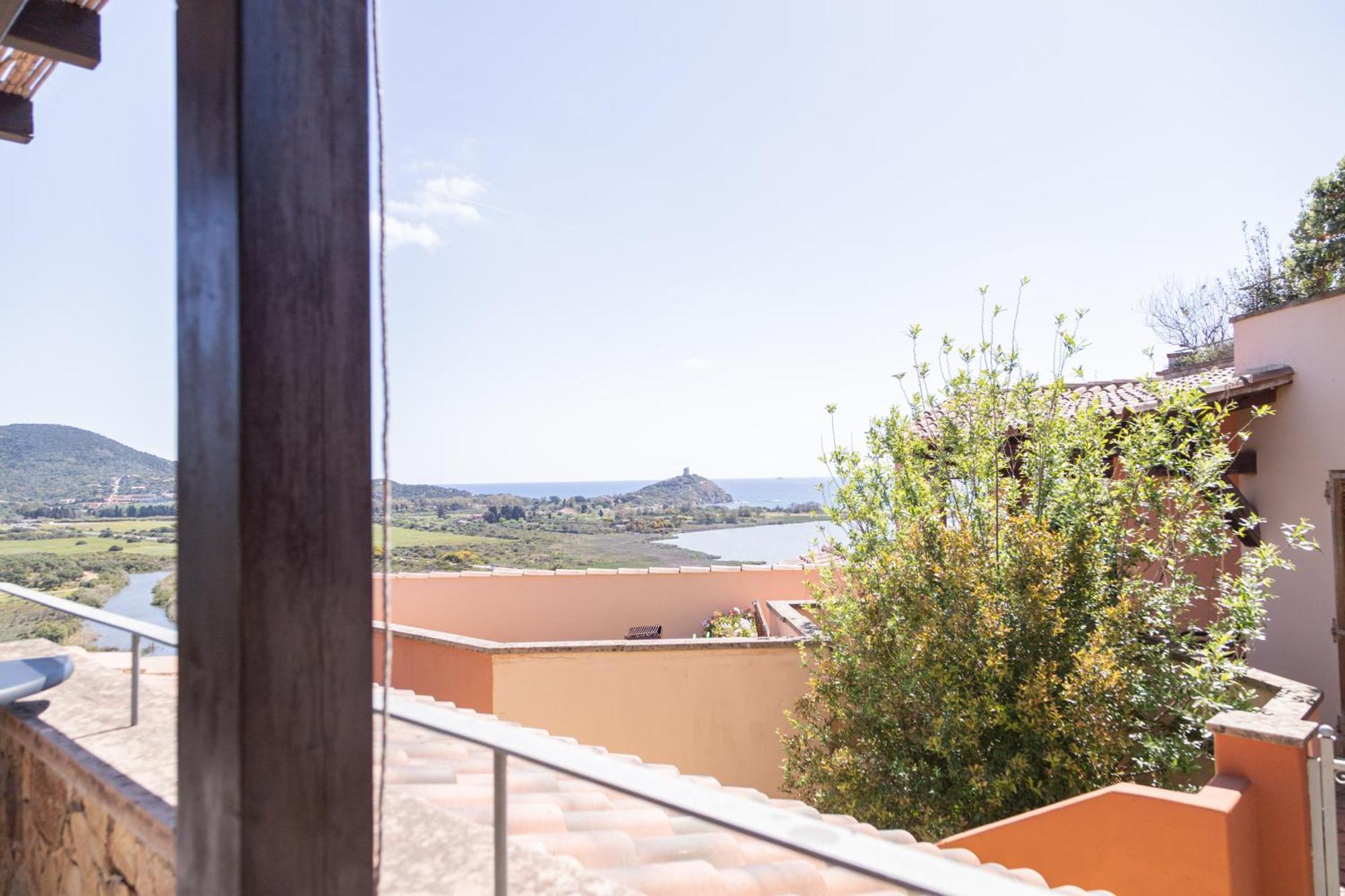 Residenza Del Barone Villa Zoe Chia - Vista Mare Extérieur photo